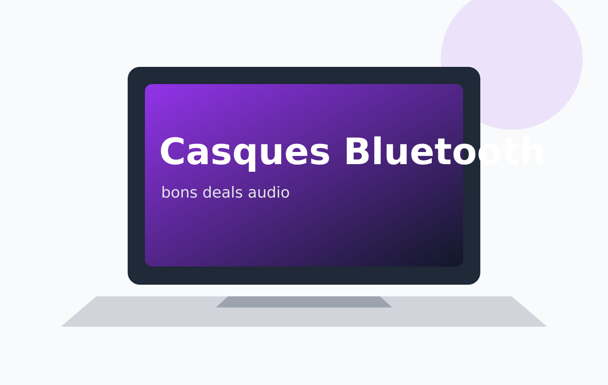 Casques Bluetooth product illustration